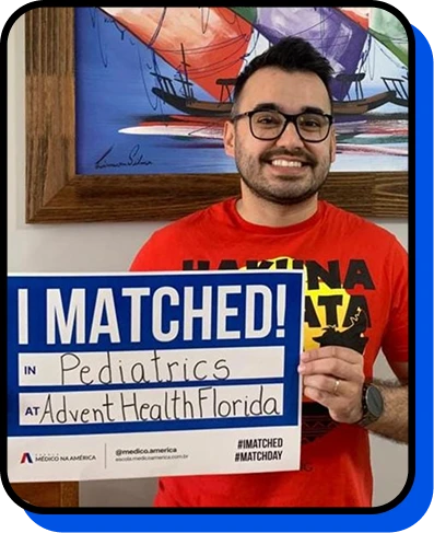 Médico brasileiro no Match Day