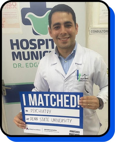 Médico brasileiro no Match Day