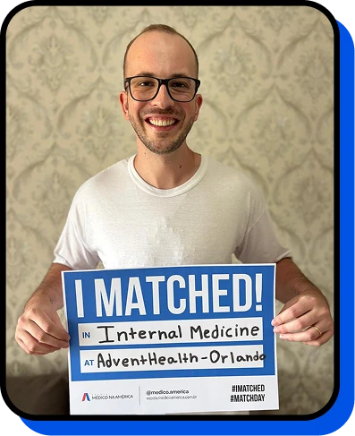 Médico brasileiro no Match Day