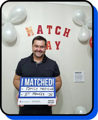 Médico brasileiro no Match Day