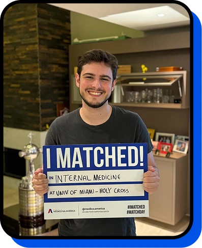 Médico brasileiro no Match Day